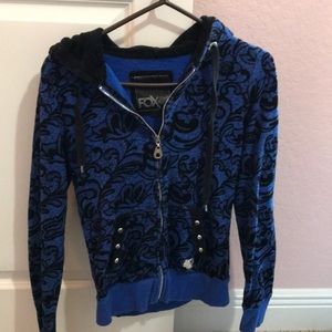 Fox zip up hoodie